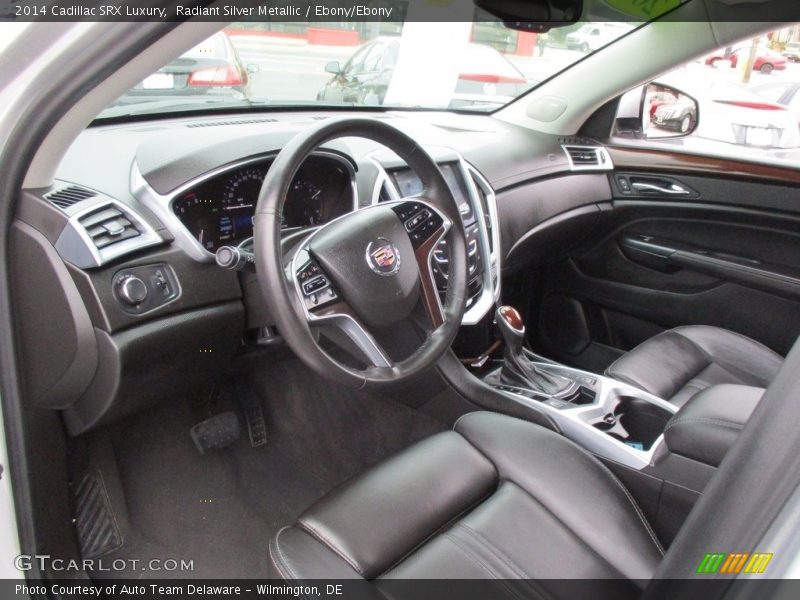 Radiant Silver Metallic / Ebony/Ebony 2014 Cadillac SRX Luxury