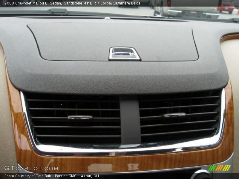 Sandstone Metallic / Cocoa/Cashmere Beige 2008 Chevrolet Malibu LT Sedan