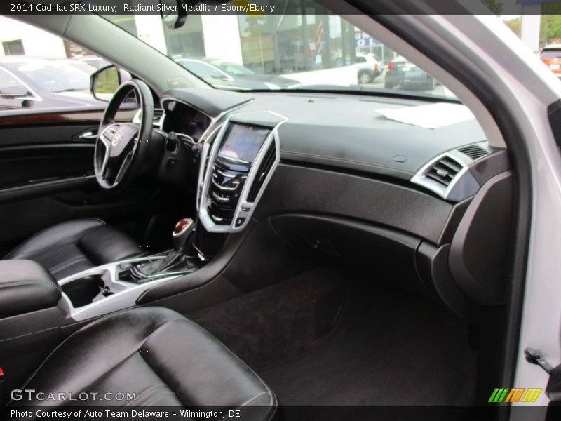 Radiant Silver Metallic / Ebony/Ebony 2014 Cadillac SRX Luxury