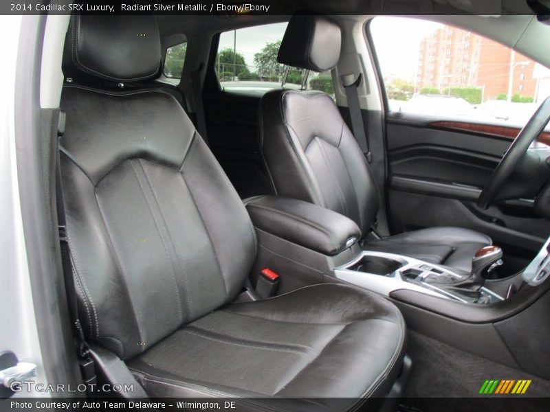 Radiant Silver Metallic / Ebony/Ebony 2014 Cadillac SRX Luxury