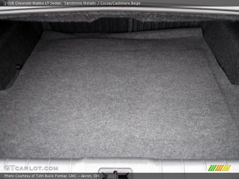 Sandstone Metallic / Cocoa/Cashmere Beige 2008 Chevrolet Malibu LT Sedan