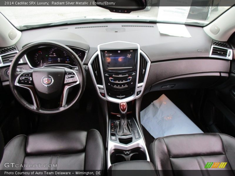 Radiant Silver Metallic / Ebony/Ebony 2014 Cadillac SRX Luxury