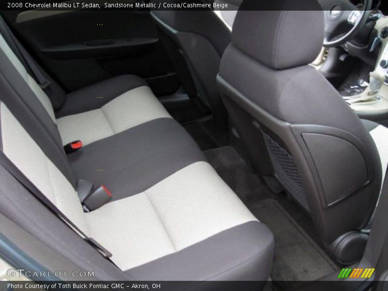 Sandstone Metallic / Cocoa/Cashmere Beige 2008 Chevrolet Malibu LT Sedan