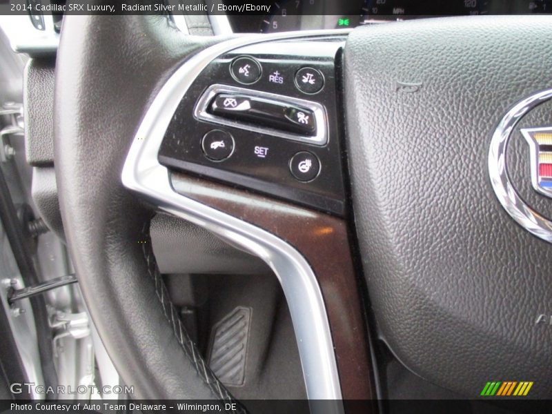 Radiant Silver Metallic / Ebony/Ebony 2014 Cadillac SRX Luxury