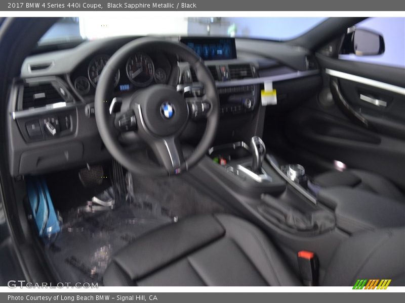 Black Sapphire Metallic / Black 2017 BMW 4 Series 440i Coupe