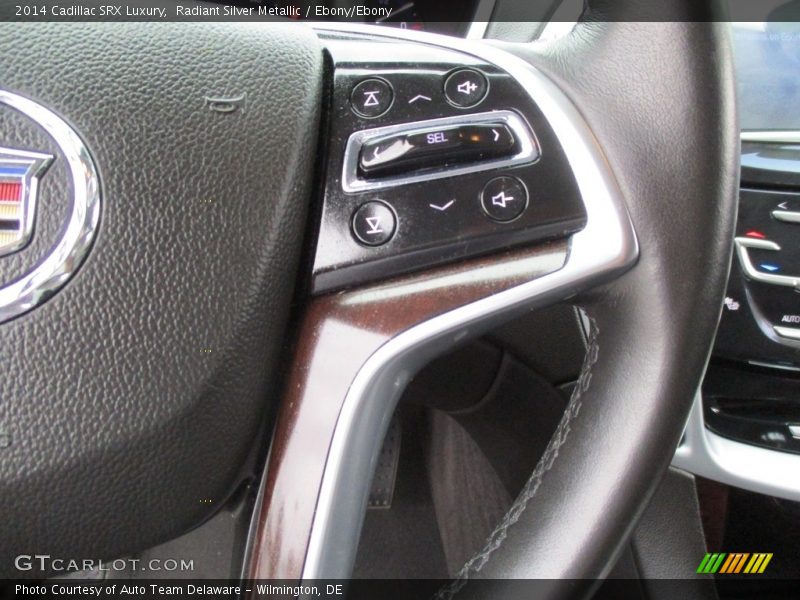 Radiant Silver Metallic / Ebony/Ebony 2014 Cadillac SRX Luxury