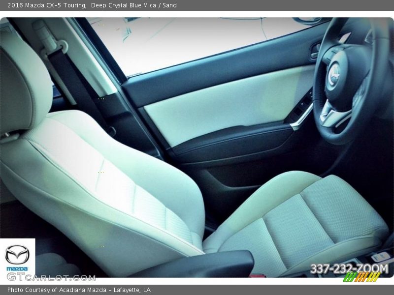 Deep Crystal Blue Mica / Sand 2016 Mazda CX-5 Touring