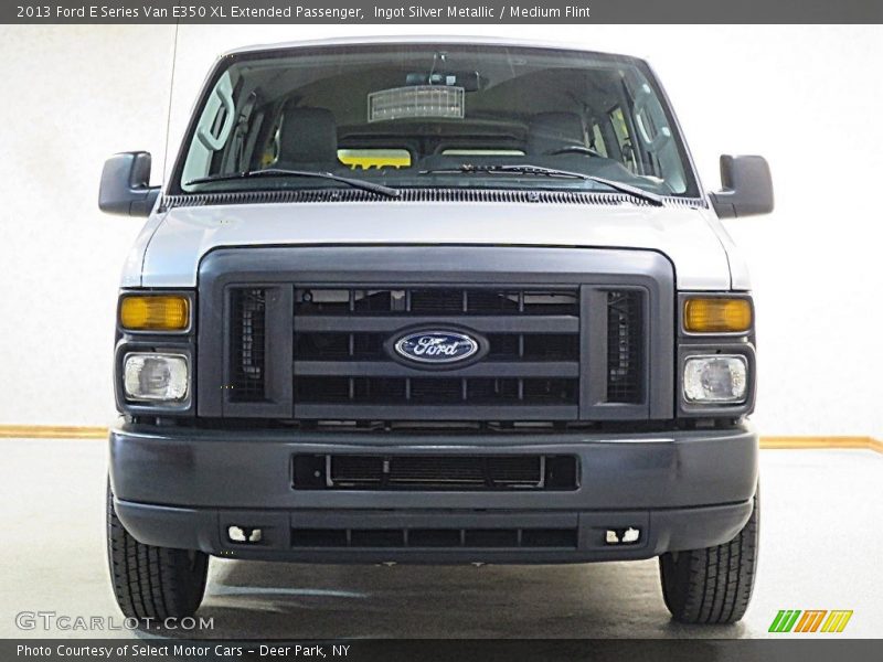 Ingot Silver Metallic / Medium Flint 2013 Ford E Series Van E350 XL Extended Passenger
