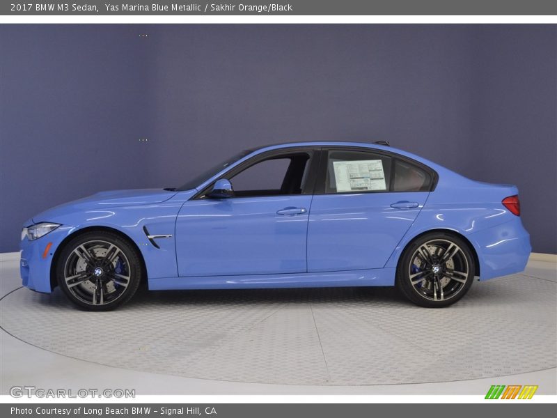  2017 M3 Sedan Yas Marina Blue Metallic