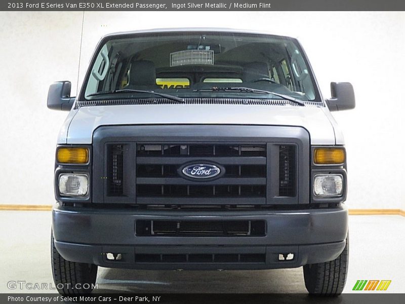 Ingot Silver Metallic / Medium Flint 2013 Ford E Series Van E350 XL Extended Passenger