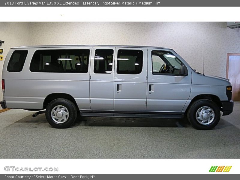 Ingot Silver Metallic / Medium Flint 2013 Ford E Series Van E350 XL Extended Passenger