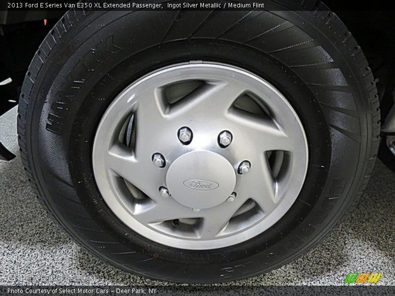 Ingot Silver Metallic / Medium Flint 2013 Ford E Series Van E350 XL Extended Passenger