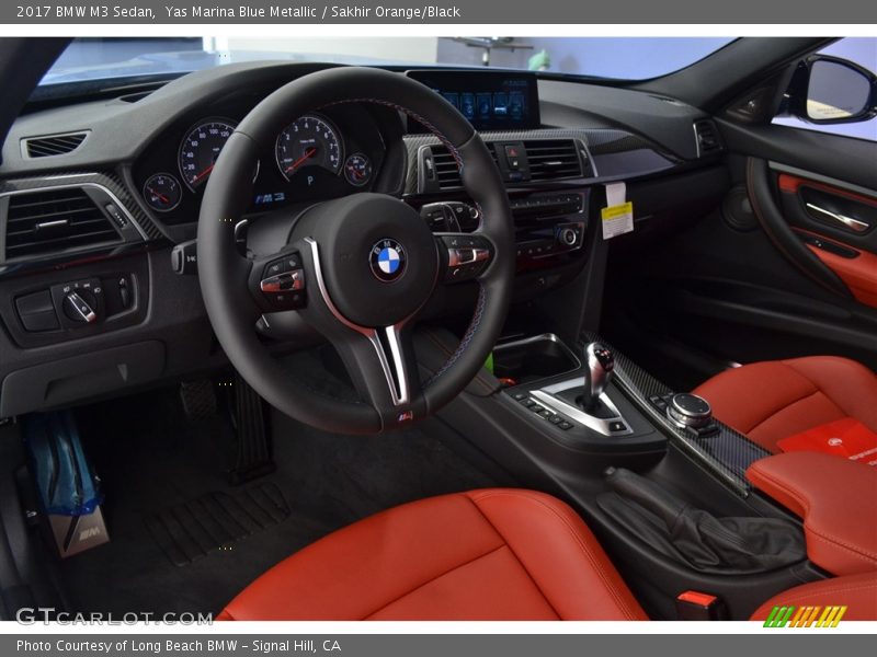  2017 M3 Sedan Sakhir Orange/Black Interior