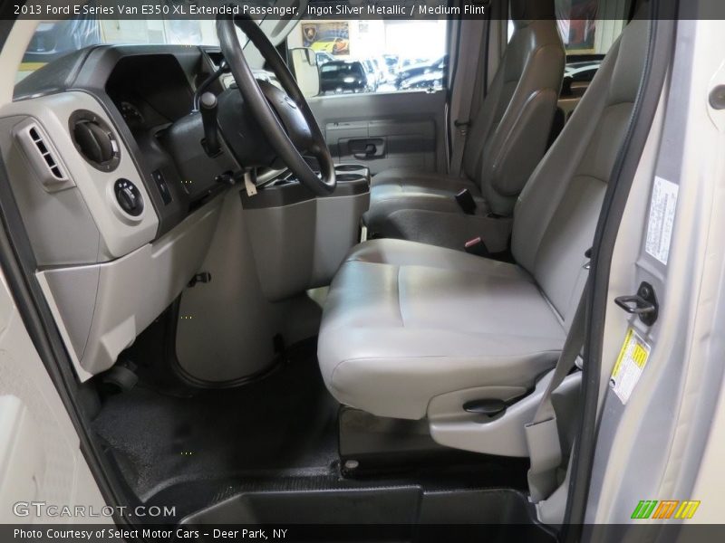Ingot Silver Metallic / Medium Flint 2013 Ford E Series Van E350 XL Extended Passenger