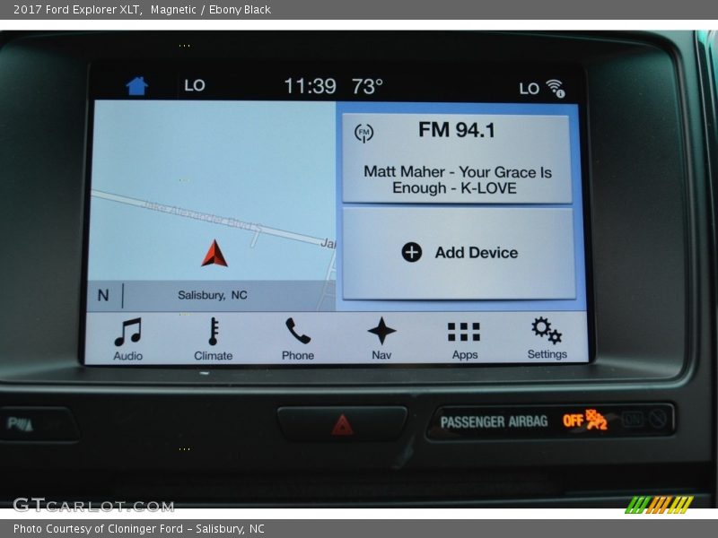 Magnetic / Ebony Black 2017 Ford Explorer XLT