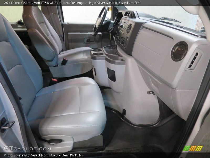 Ingot Silver Metallic / Medium Flint 2013 Ford E Series Van E350 XL Extended Passenger