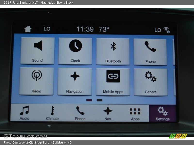 Magnetic / Ebony Black 2017 Ford Explorer XLT