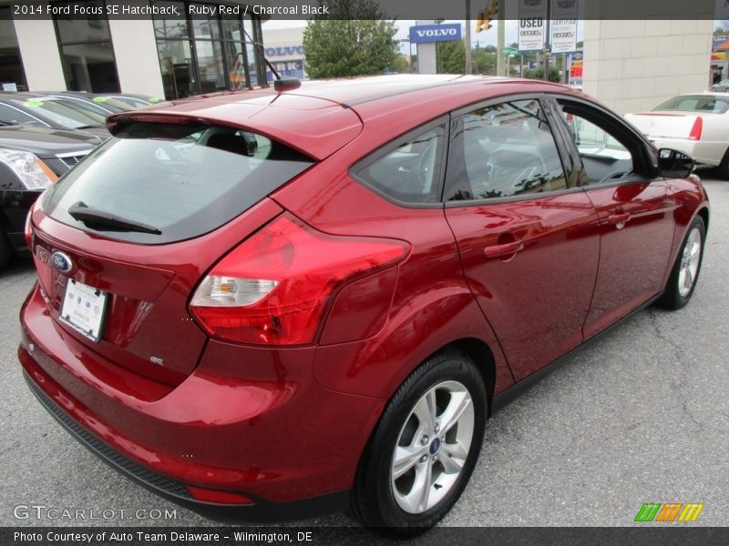 Ruby Red / Charcoal Black 2014 Ford Focus SE Hatchback