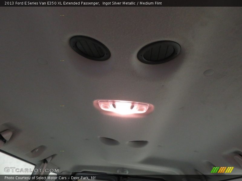 Ingot Silver Metallic / Medium Flint 2013 Ford E Series Van E350 XL Extended Passenger