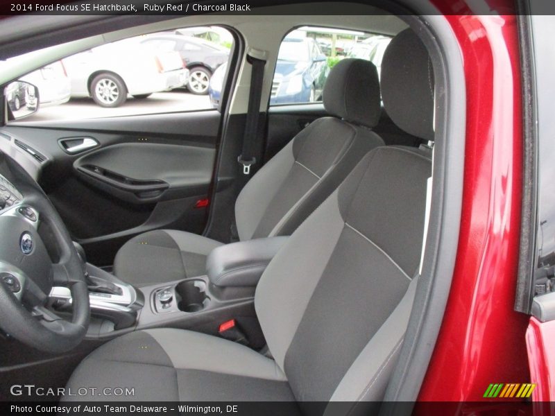 Ruby Red / Charcoal Black 2014 Ford Focus SE Hatchback
