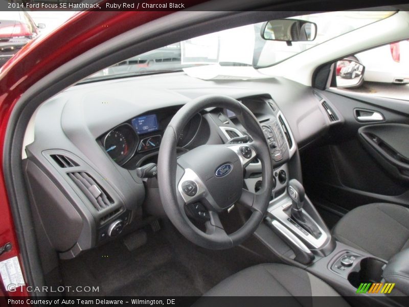 Ruby Red / Charcoal Black 2014 Ford Focus SE Hatchback