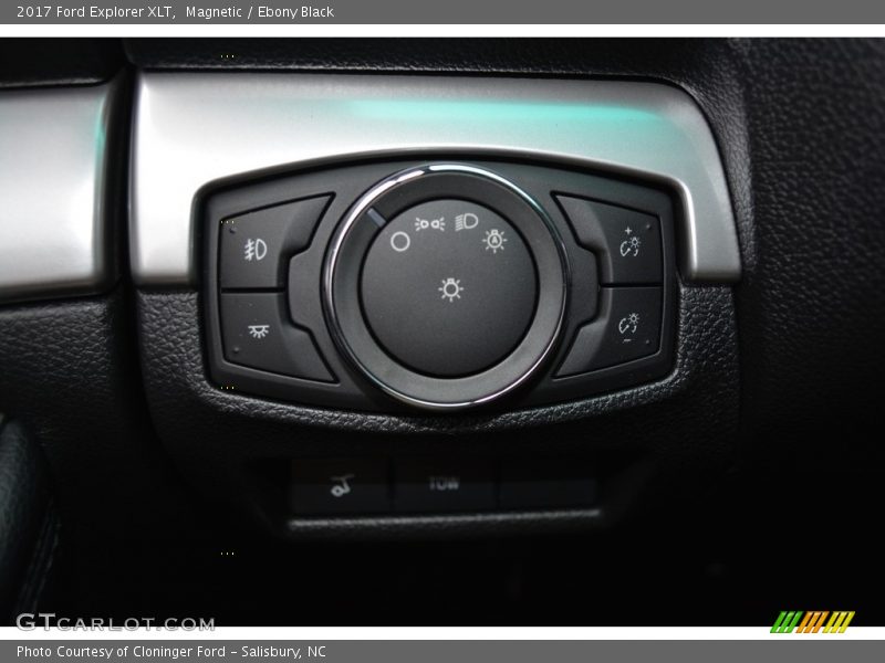 Magnetic / Ebony Black 2017 Ford Explorer XLT