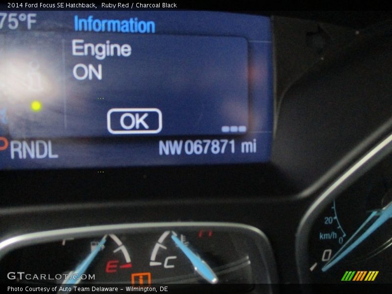 Ruby Red / Charcoal Black 2014 Ford Focus SE Hatchback