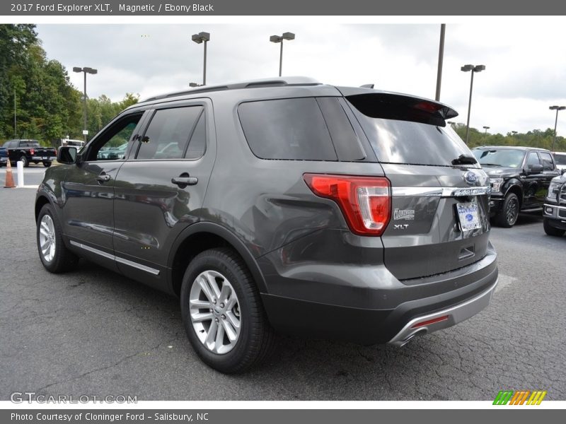 Magnetic / Ebony Black 2017 Ford Explorer XLT