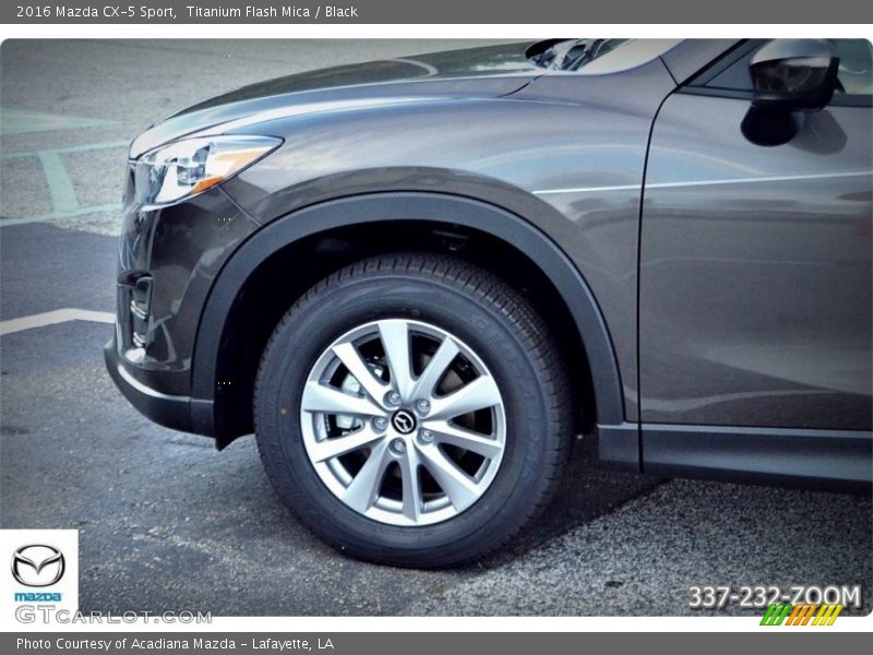 Titanium Flash Mica / Black 2016 Mazda CX-5 Sport