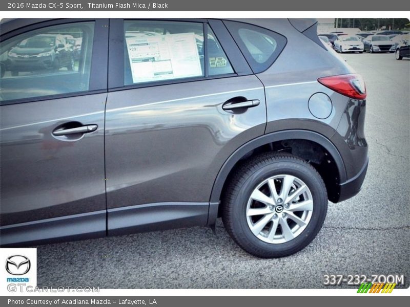 Titanium Flash Mica / Black 2016 Mazda CX-5 Sport