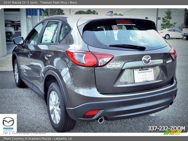 Titanium Flash Mica / Black 2016 Mazda CX-5 Sport