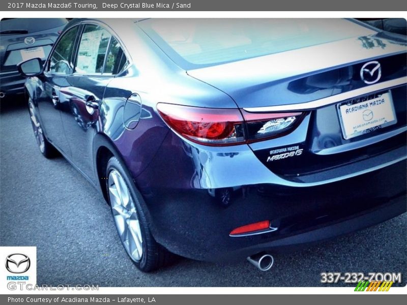 Deep Crystal Blue Mica / Sand 2017 Mazda Mazda6 Touring