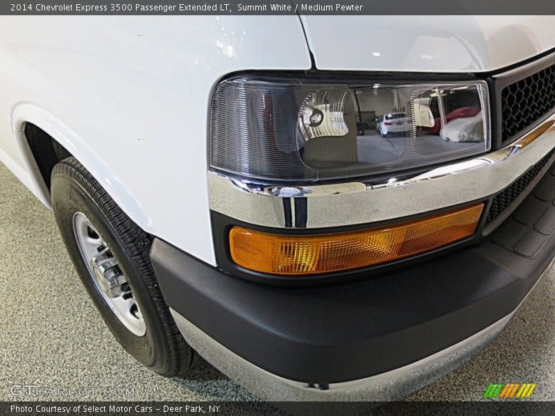 Summit White / Medium Pewter 2014 Chevrolet Express 3500 Passenger Extended LT