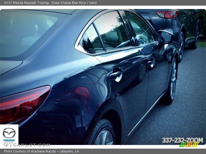 Deep Crystal Blue Mica / Sand 2017 Mazda Mazda6 Touring