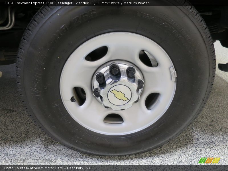 Summit White / Medium Pewter 2014 Chevrolet Express 3500 Passenger Extended LT
