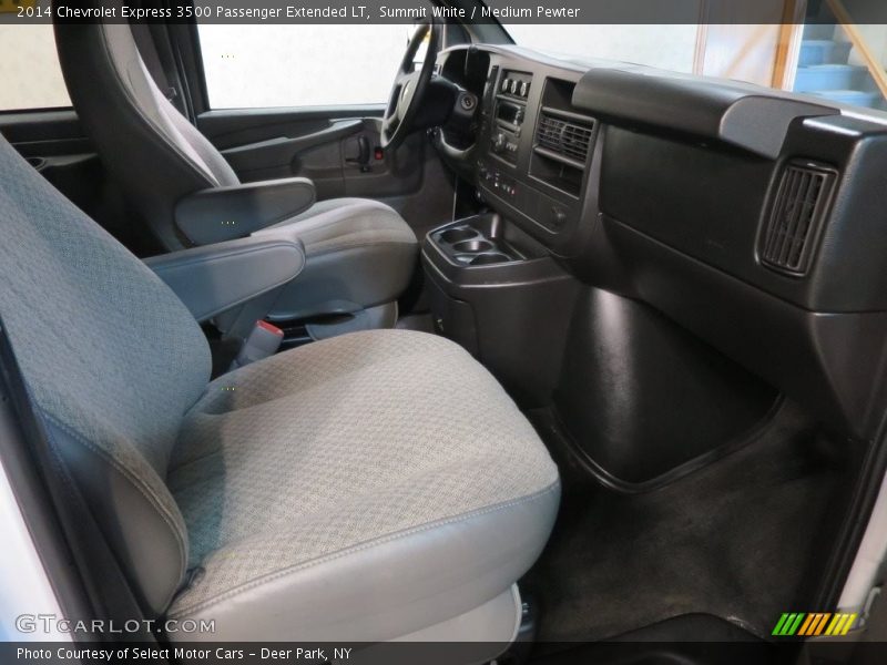 Summit White / Medium Pewter 2014 Chevrolet Express 3500 Passenger Extended LT