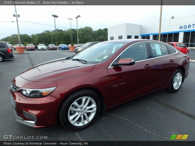 Butte Red Metallic / Jet Black 2016 Chevrolet Malibu LT