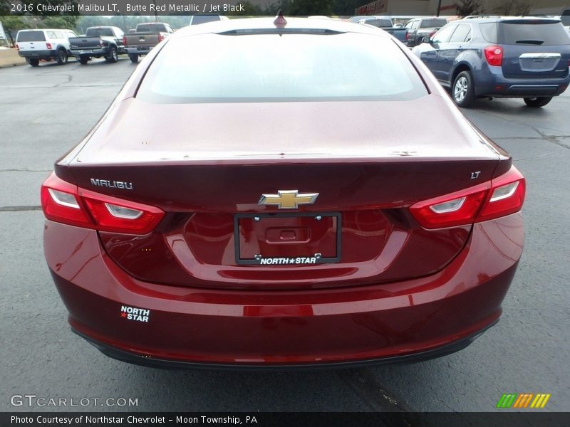 Butte Red Metallic / Jet Black 2016 Chevrolet Malibu LT