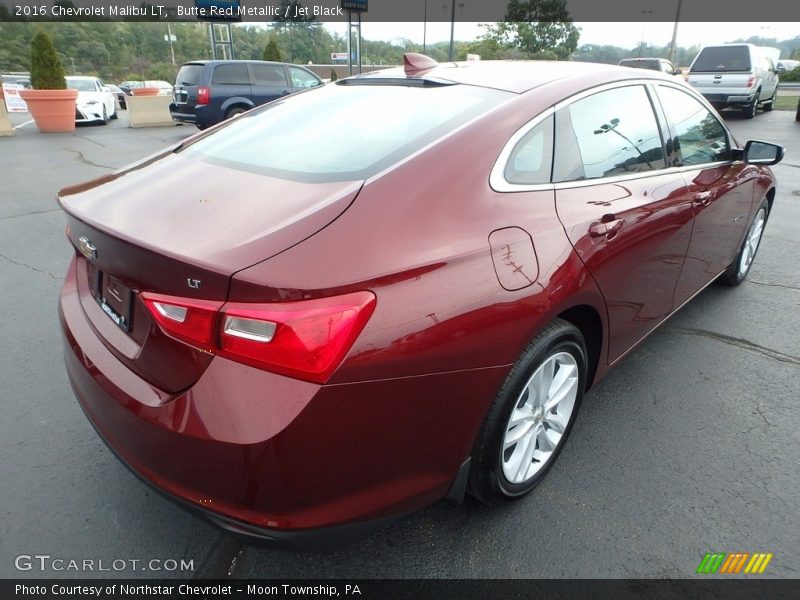 Butte Red Metallic / Jet Black 2016 Chevrolet Malibu LT