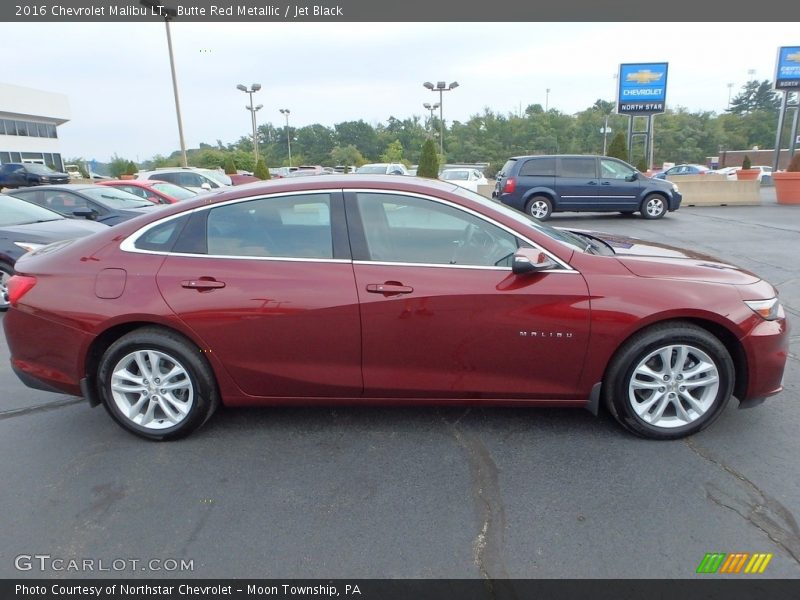 Butte Red Metallic / Jet Black 2016 Chevrolet Malibu LT