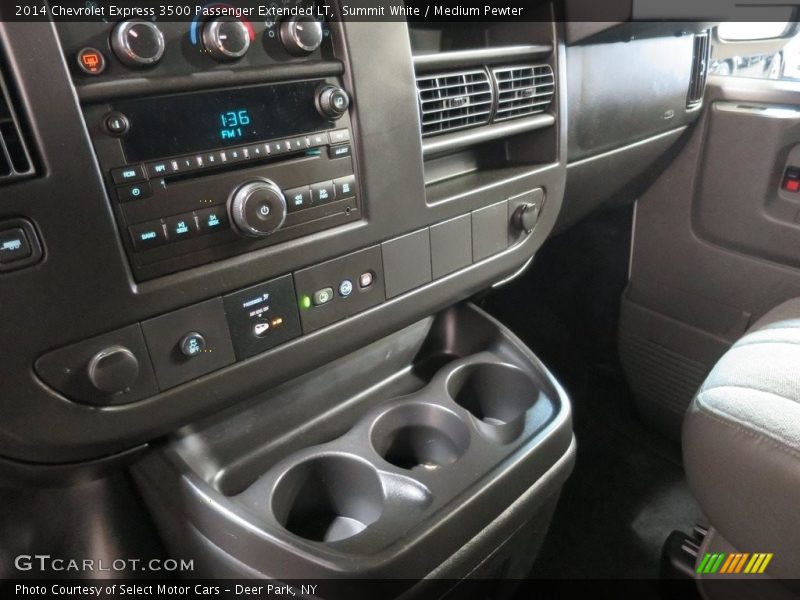 Summit White / Medium Pewter 2014 Chevrolet Express 3500 Passenger Extended LT