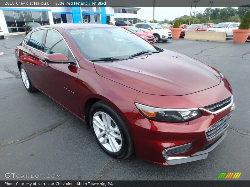 Butte Red Metallic / Jet Black 2016 Chevrolet Malibu LT