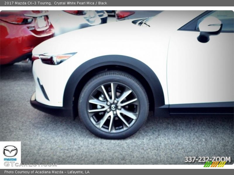 Crystal White Pearl Mica / Black 2017 Mazda CX-3 Touring