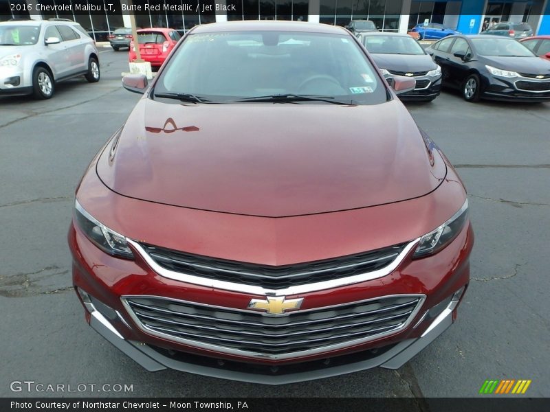 Butte Red Metallic / Jet Black 2016 Chevrolet Malibu LT