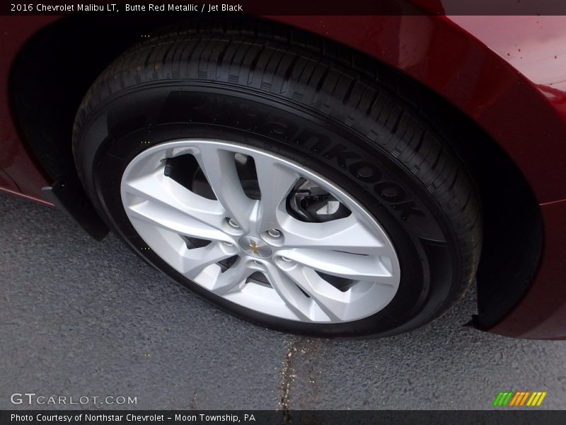 Butte Red Metallic / Jet Black 2016 Chevrolet Malibu LT