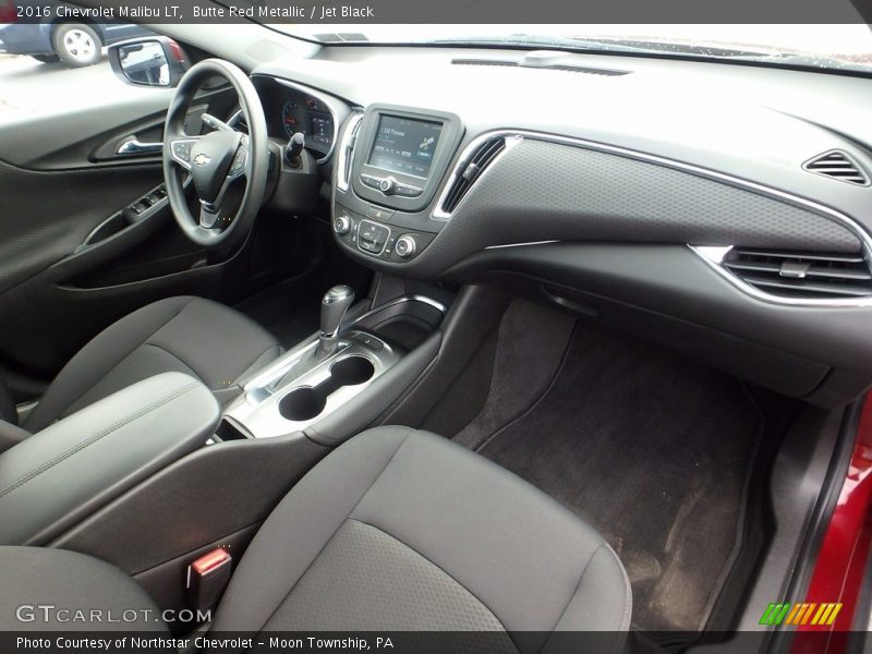 Butte Red Metallic / Jet Black 2016 Chevrolet Malibu LT