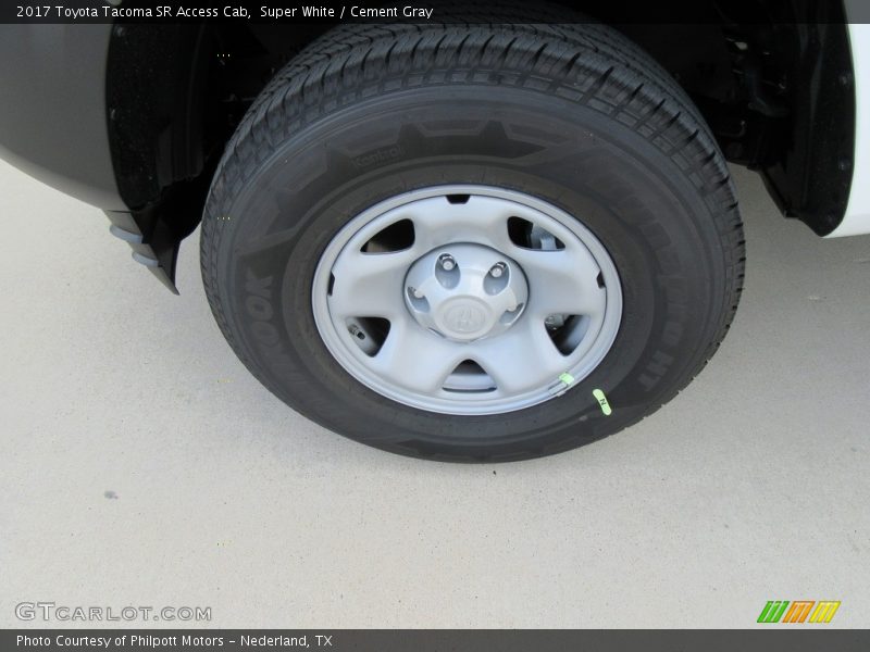Super White / Cement Gray 2017 Toyota Tacoma SR Access Cab