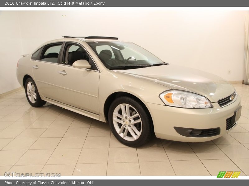Gold Mist Metallic / Ebony 2010 Chevrolet Impala LTZ