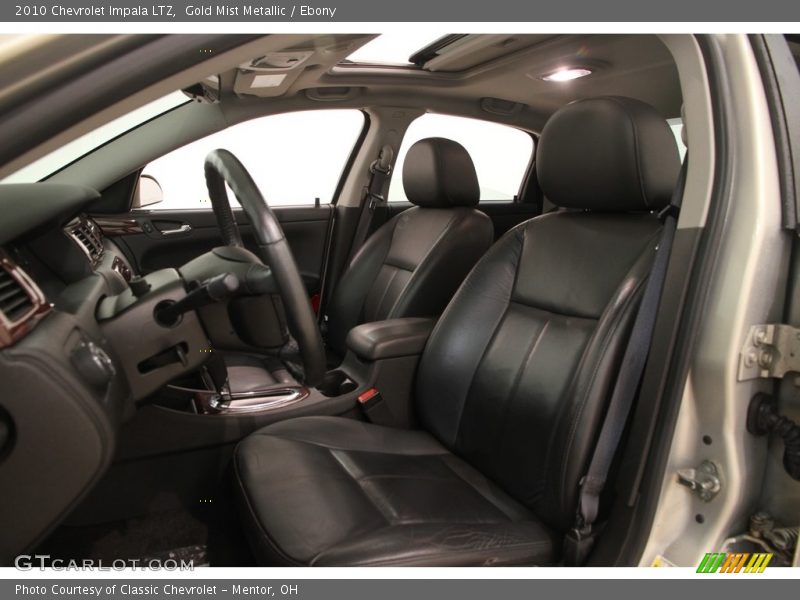 Gold Mist Metallic / Ebony 2010 Chevrolet Impala LTZ