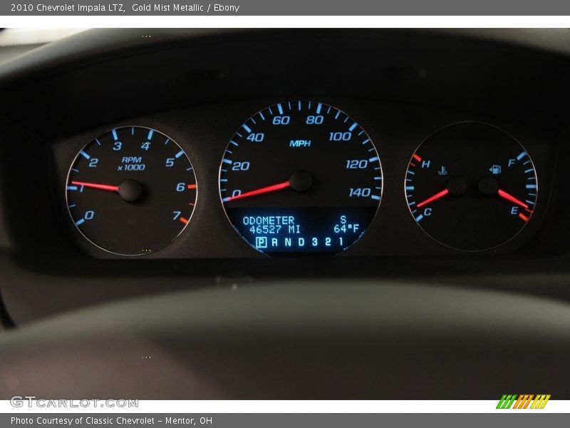 Gold Mist Metallic / Ebony 2010 Chevrolet Impala LTZ